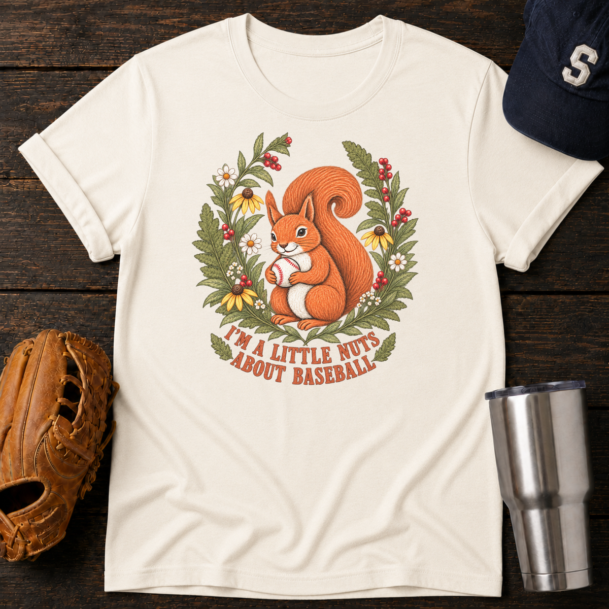 Nuts About Baseball T-Shirt