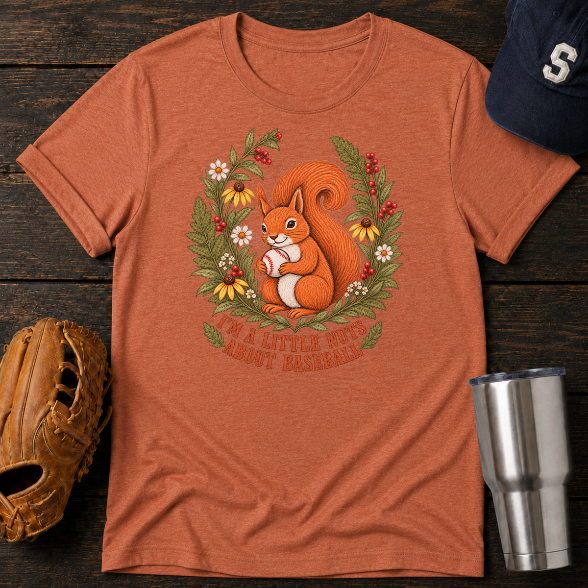 Nuts About Baseball T-Shirt