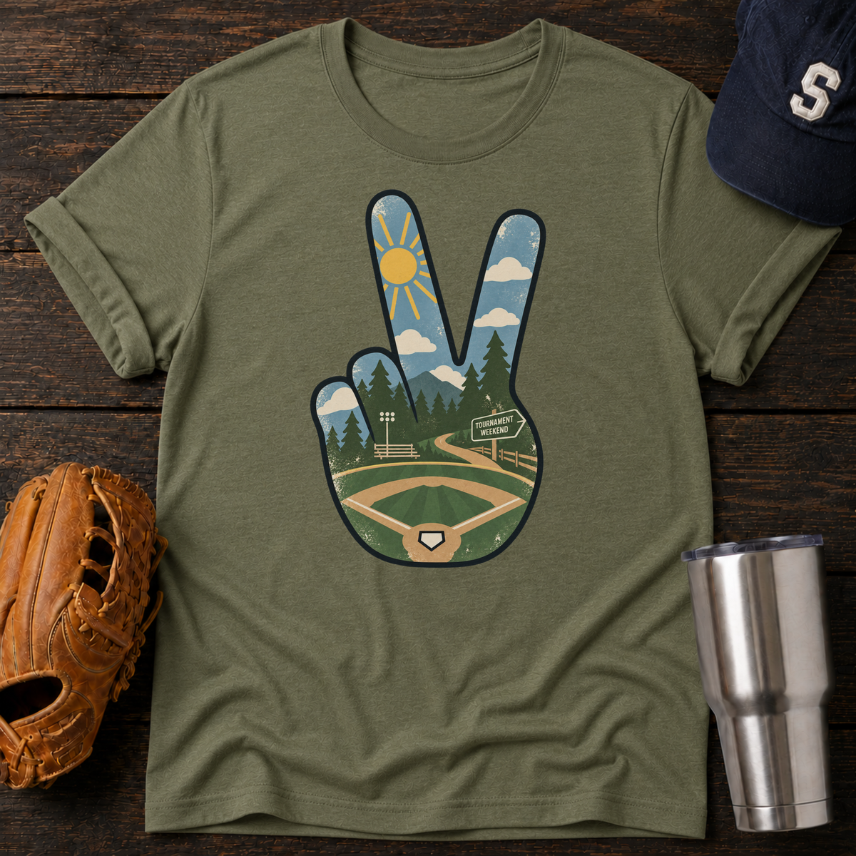 Peace, Love, & Tournaments T-Shirt