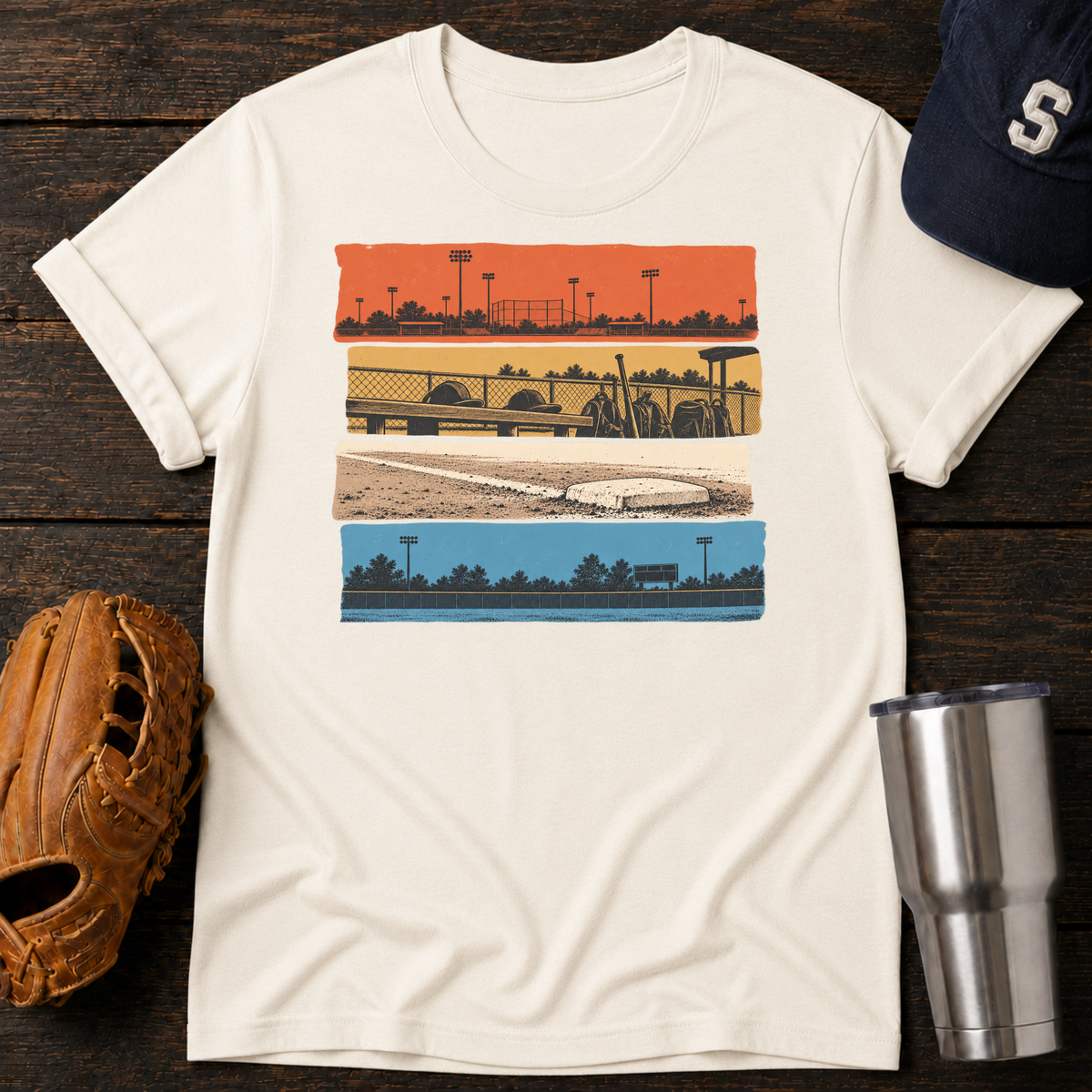 Ballpark Stripes T-Shirt