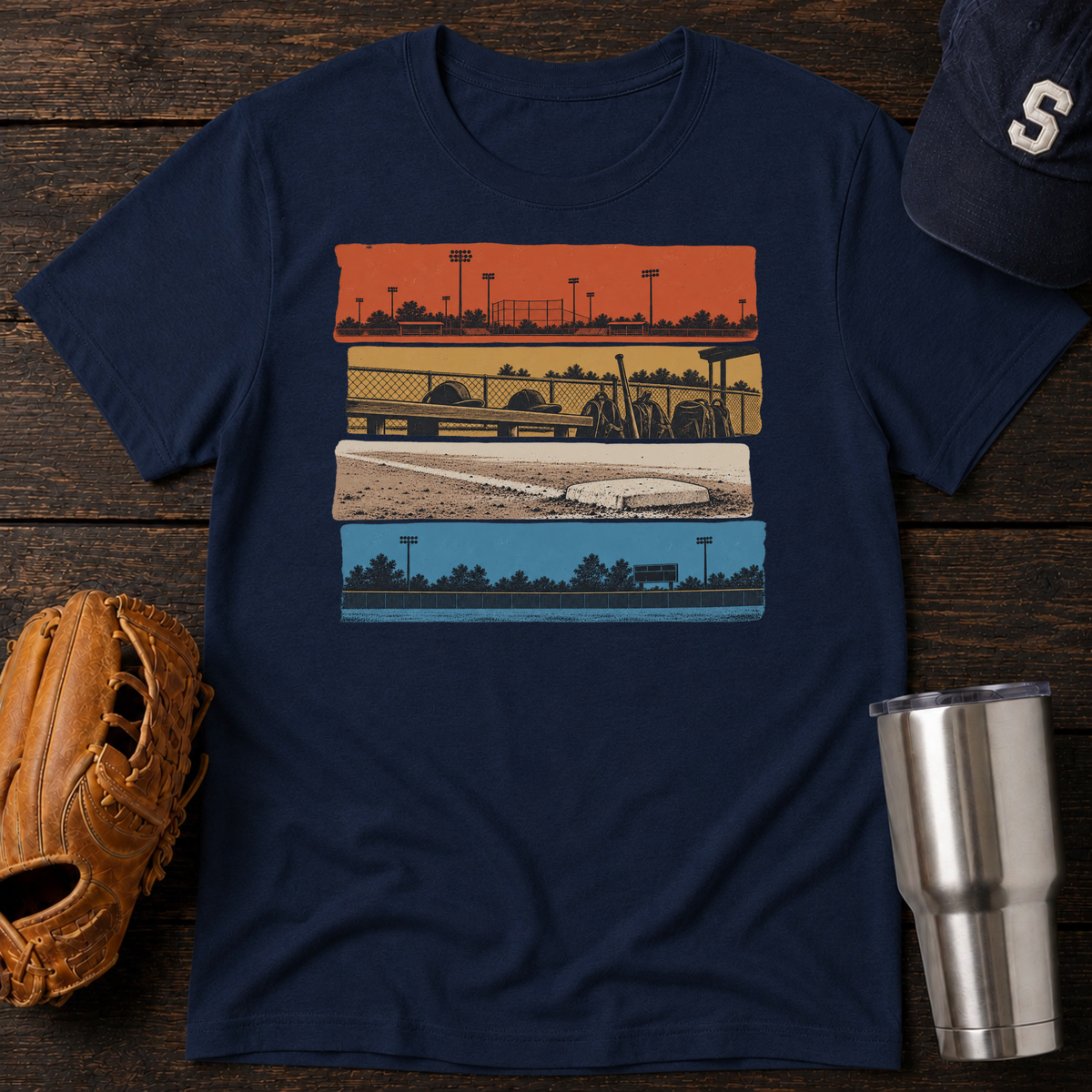 Ballpark Stripes T-Shirt