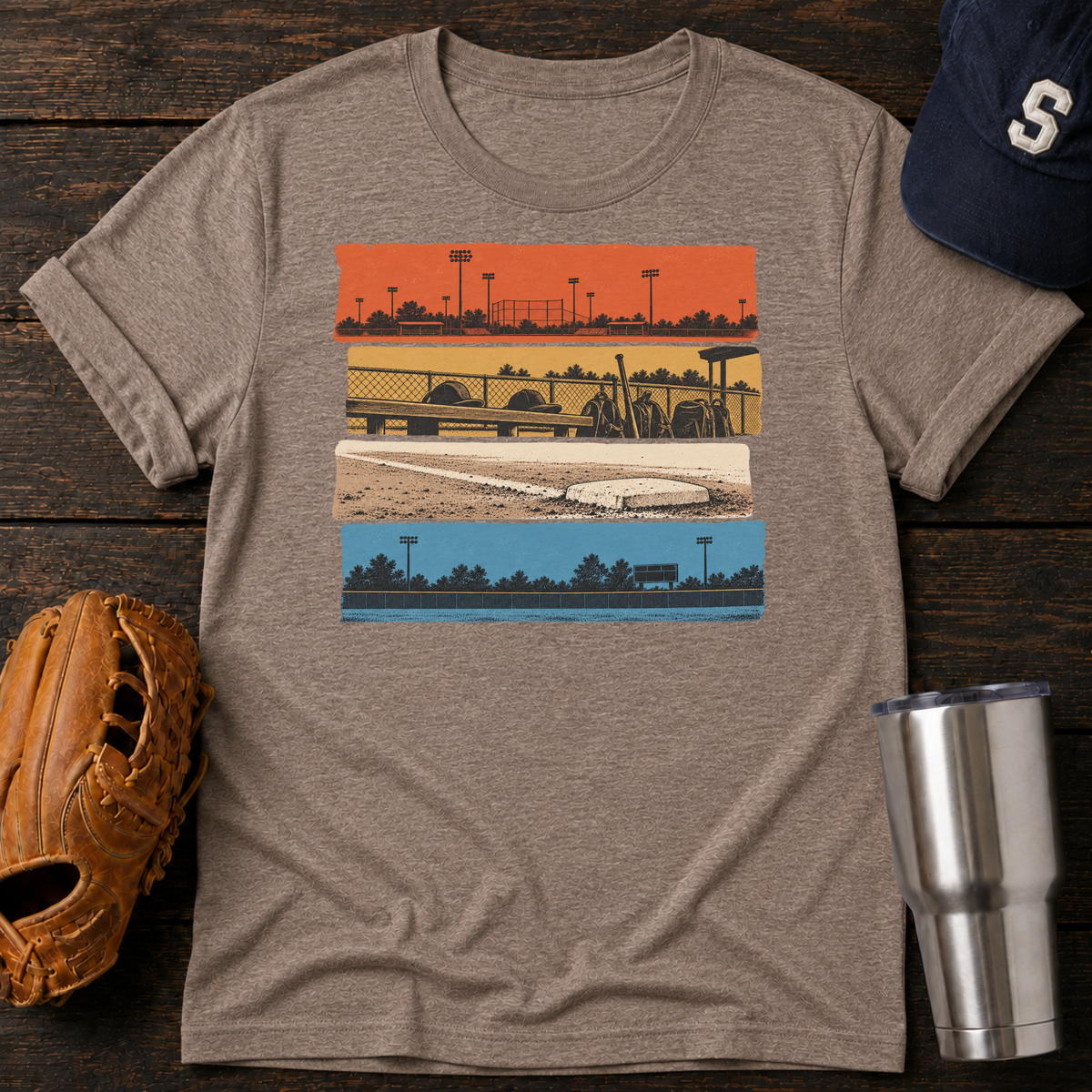 Ballpark Stripes T-Shirt