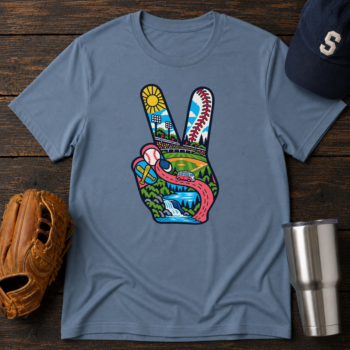 Peace & Ballpark Vibes T-Shirt