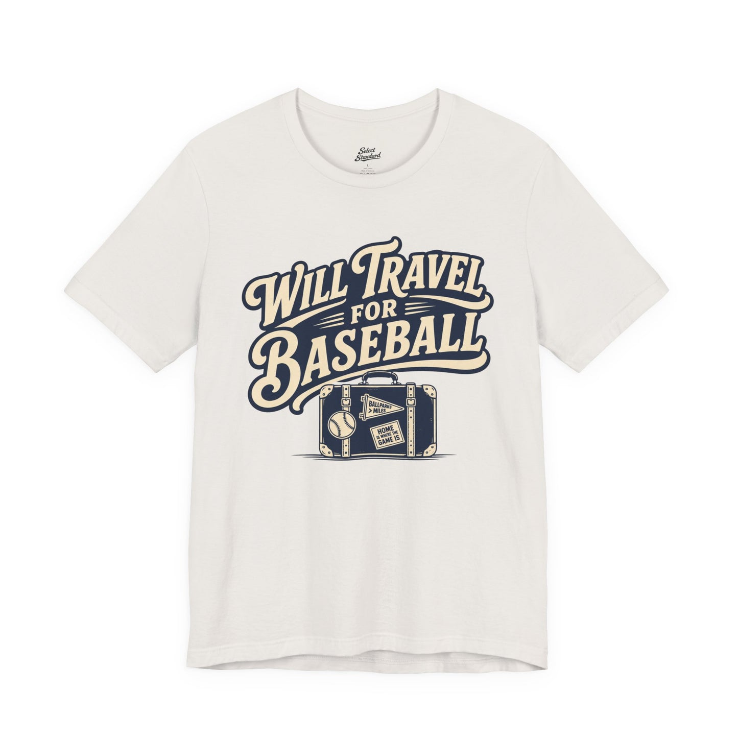 Will Travel For Baseball T-shirt