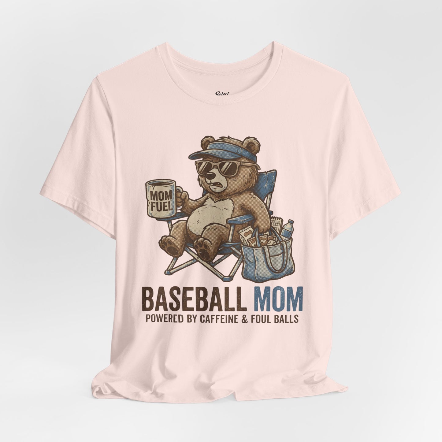 Baseball Mom Bear T-Shirt