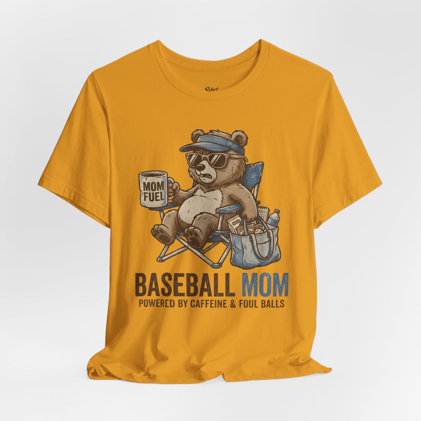 Baseball Mom Bear T-Shirt