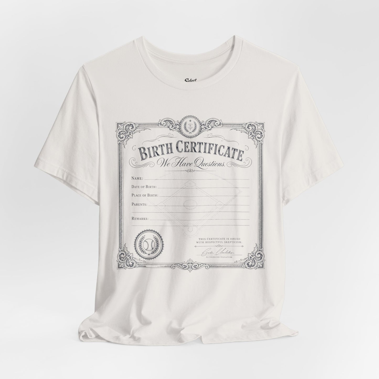 Birth Certificate T-Shirt