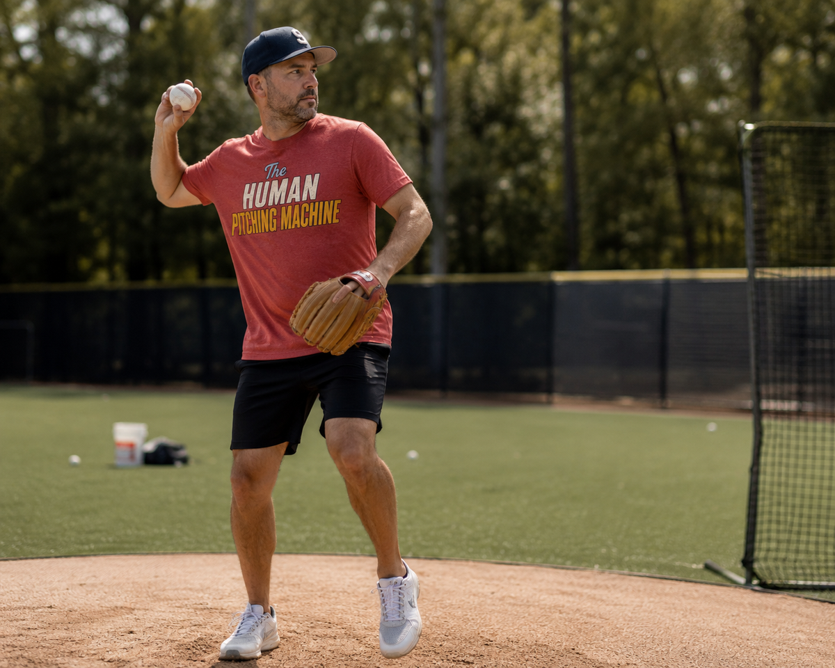 The Human Pitching Machine T-Shirt