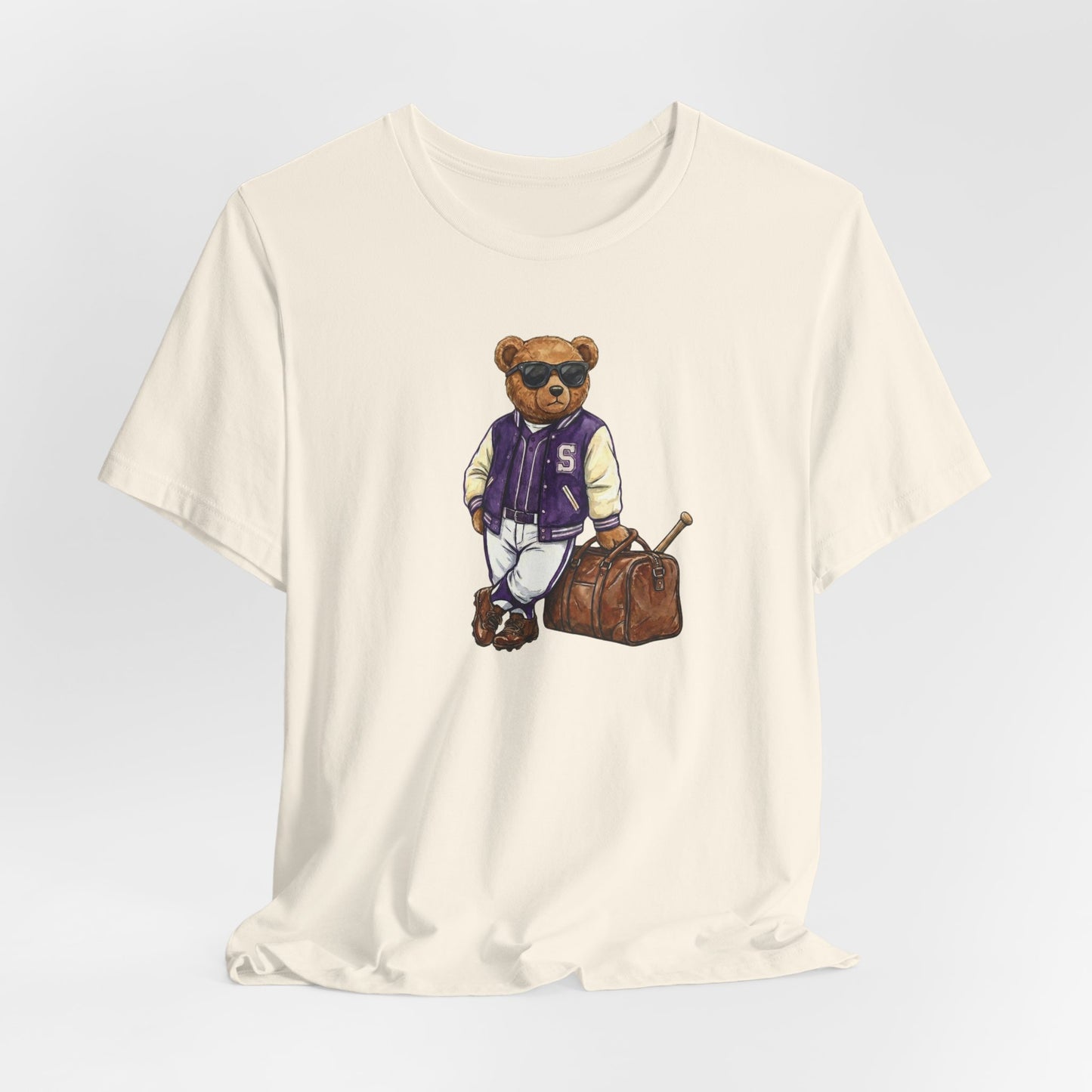Purple Travel Bear T-Shirt