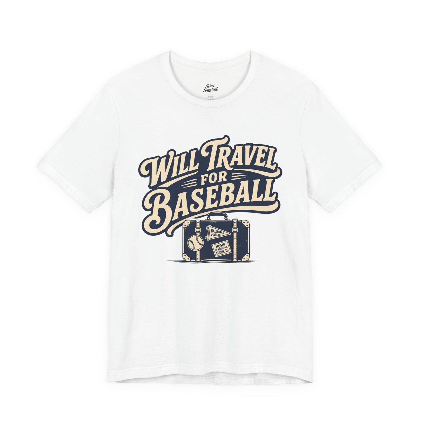 Will Travel For Baseball T-shirt