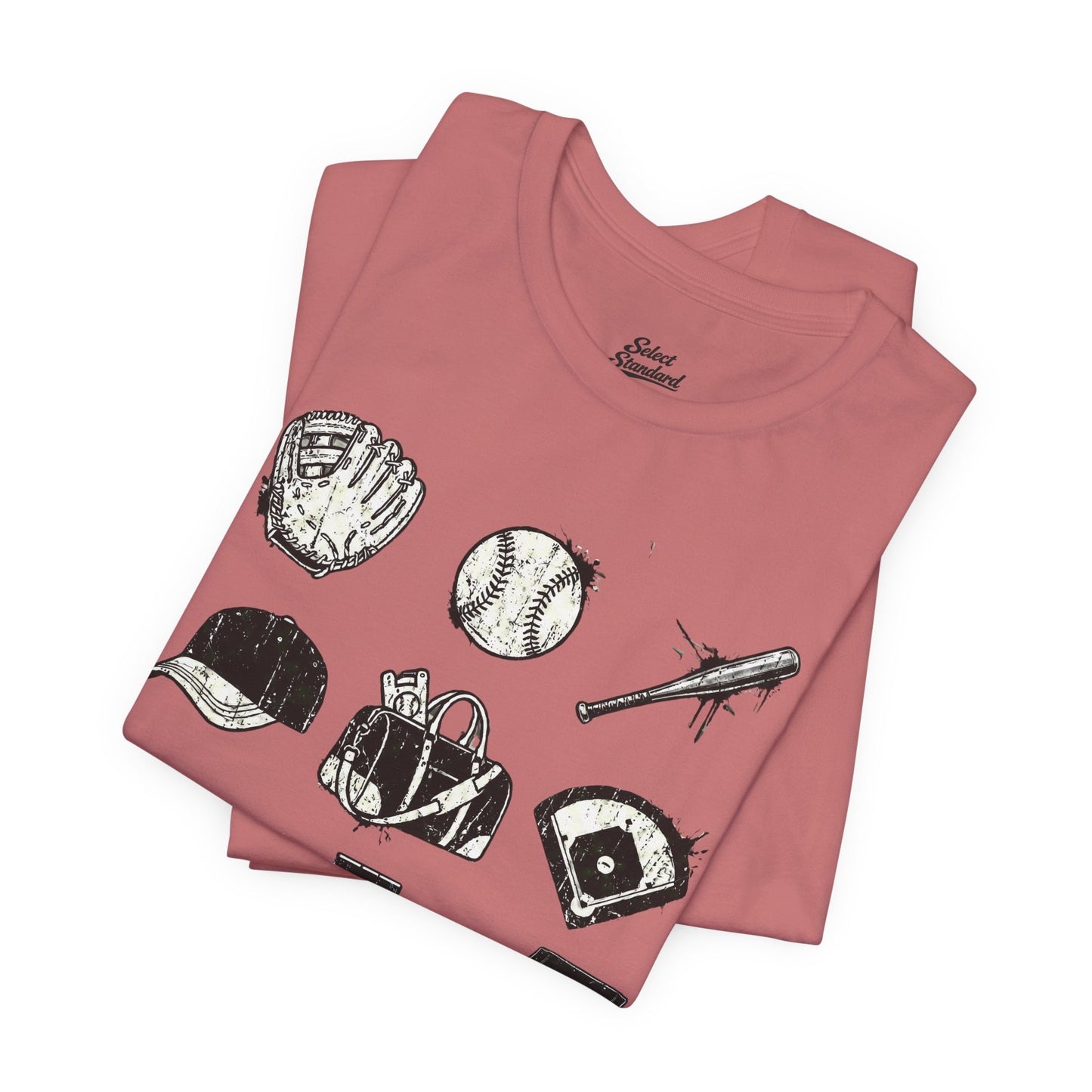 Baseball Grunge Icons T-shirt