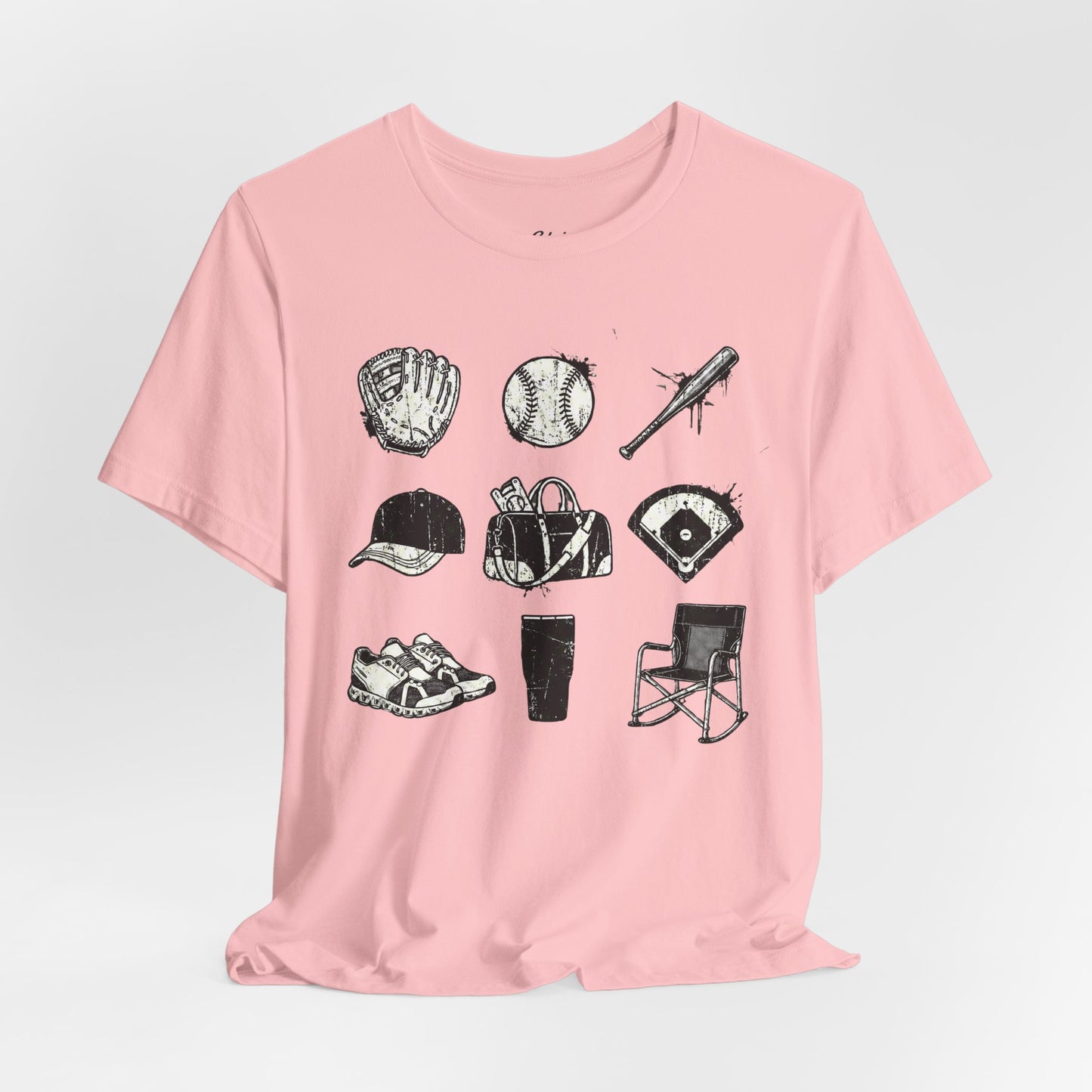 Baseball Grunge Icons T-shirt