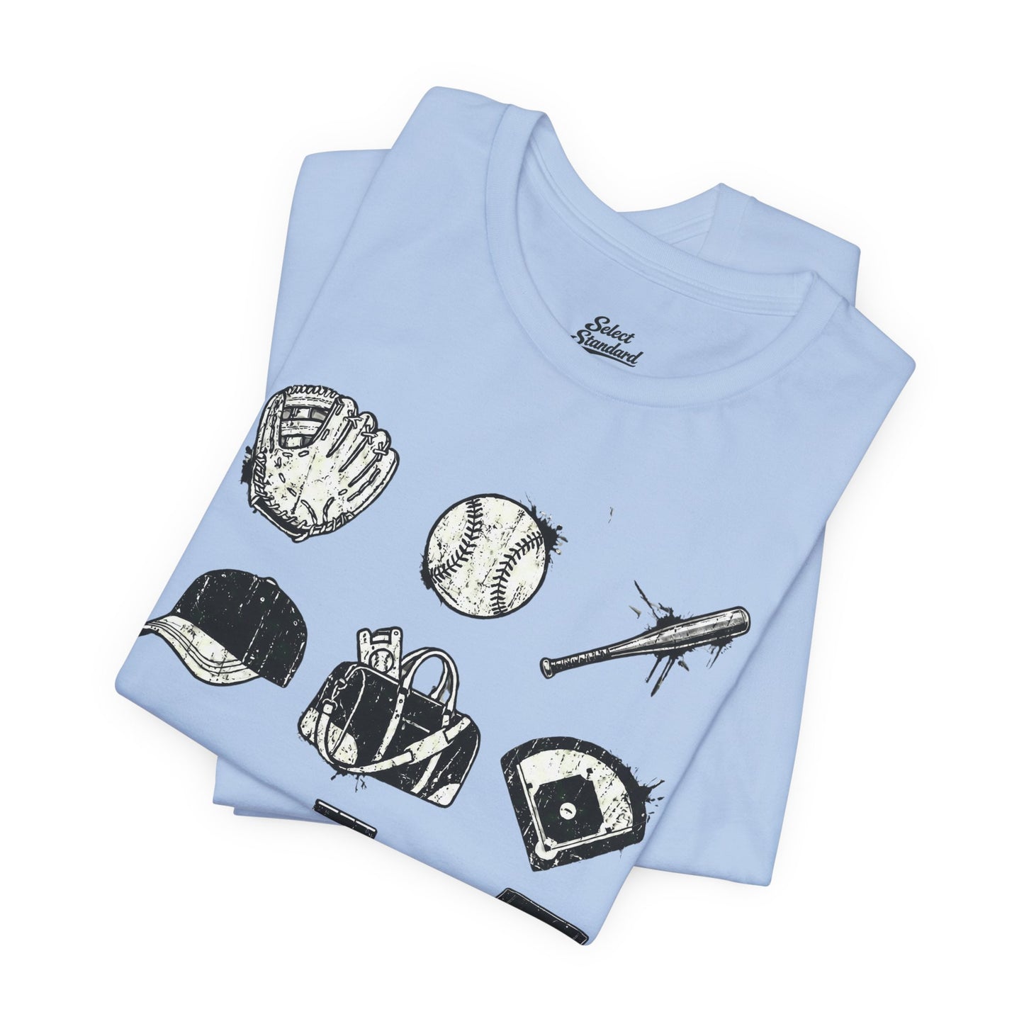 Baseball Grunge Icons T-shirt
