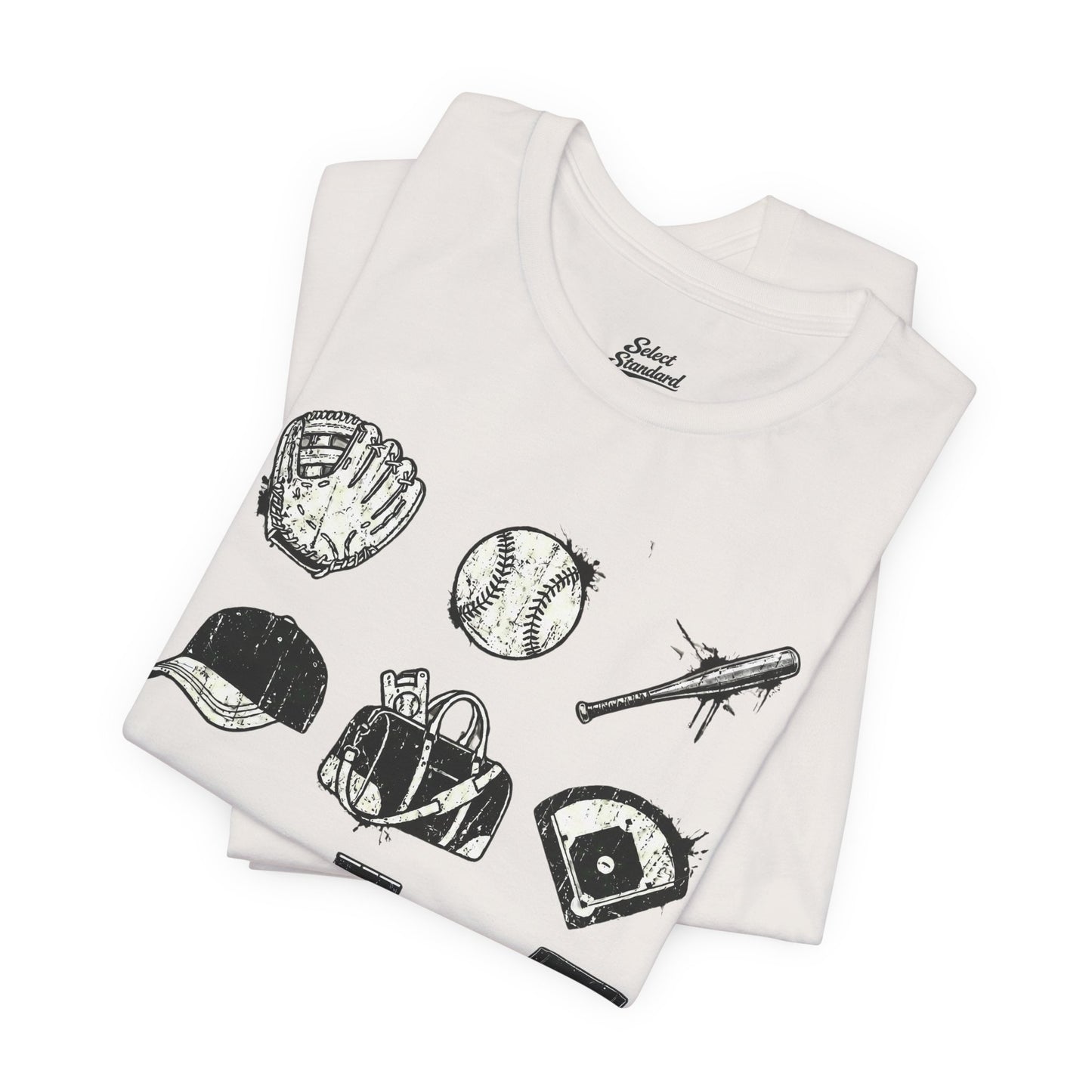 Baseball Grunge Icons T-shirt