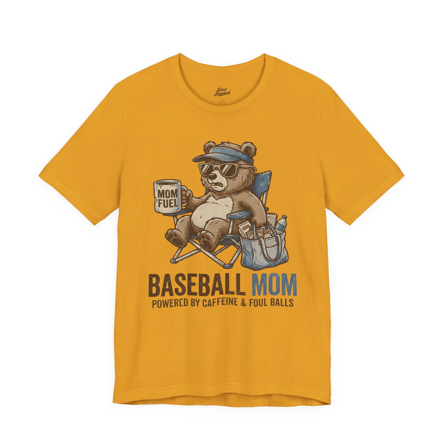 Baseball Mom Bear T-Shirt
