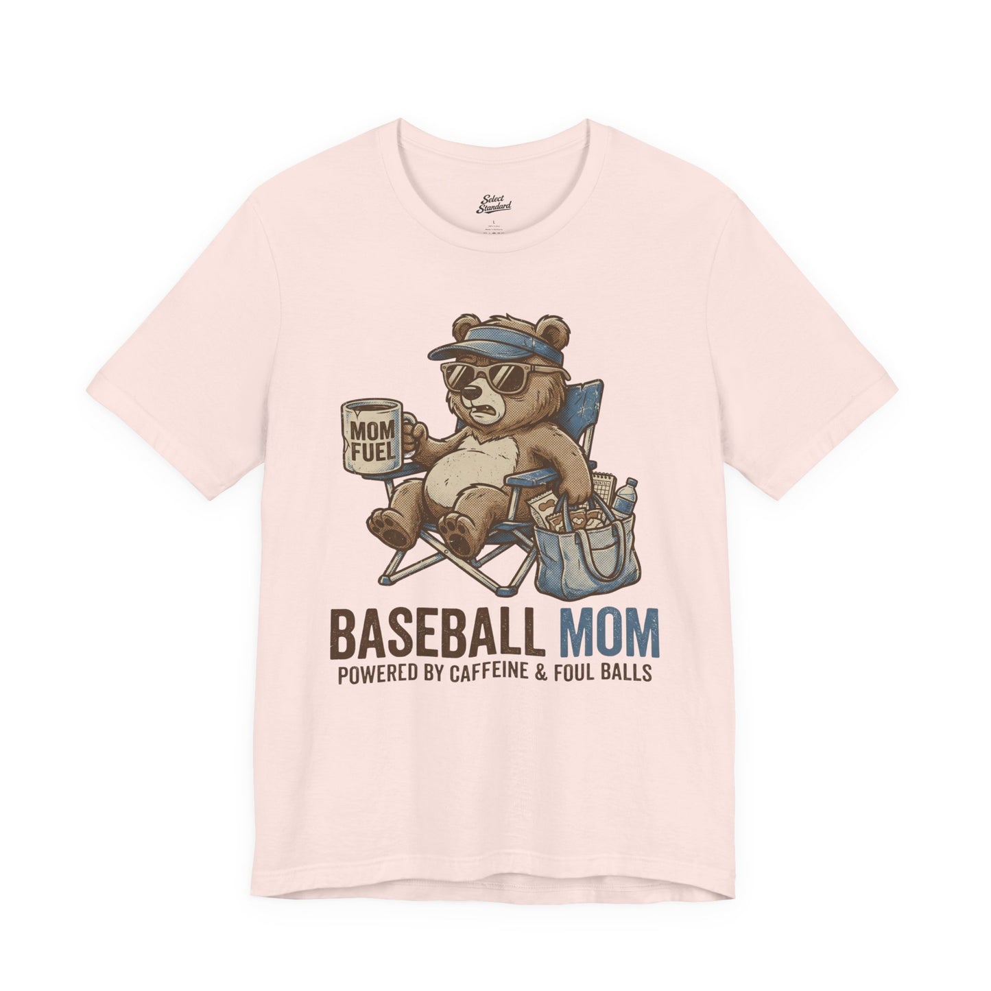 Baseball Mom Bear T-Shirt
