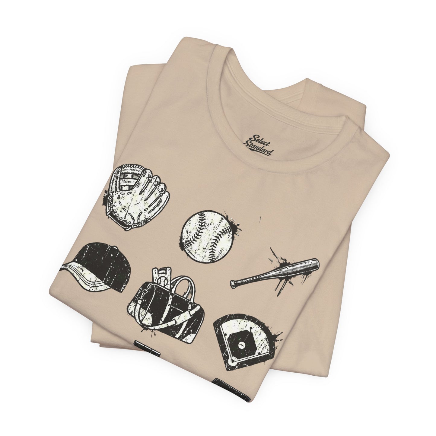 Baseball Grunge Icons T-shirt