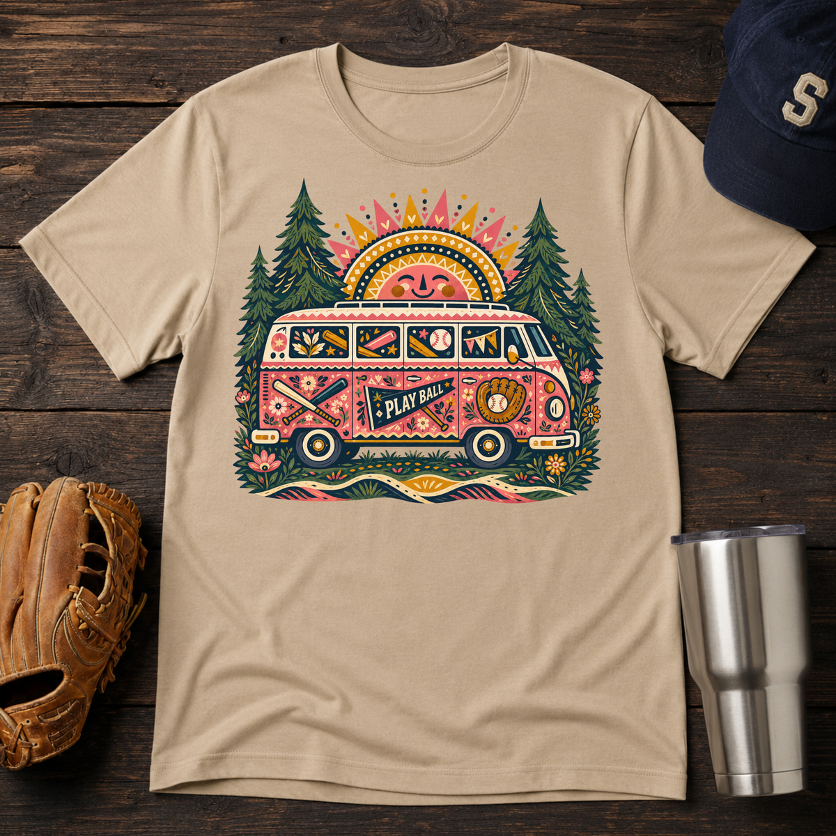 Play Ball Van T-Shirt