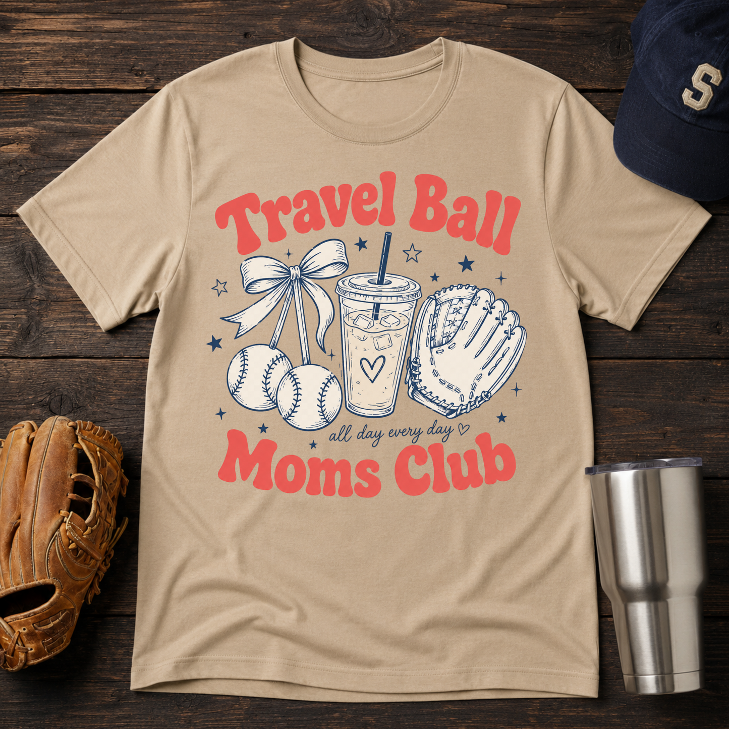 Travel Ball Mom’s Club T-Shirt