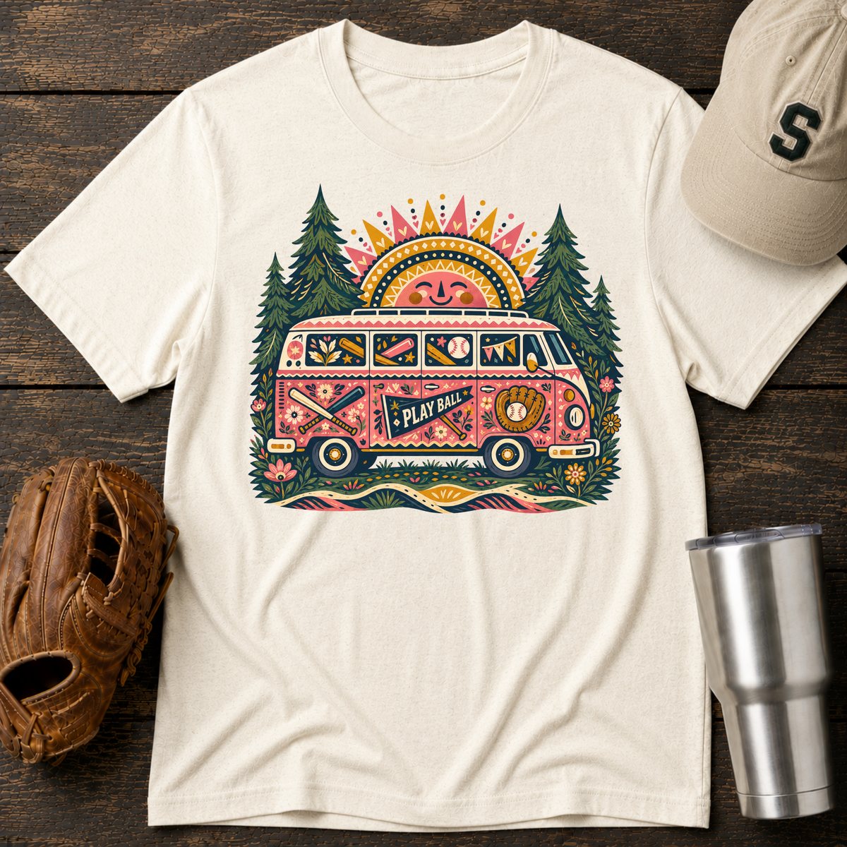 Play Ball Van T-Shirt