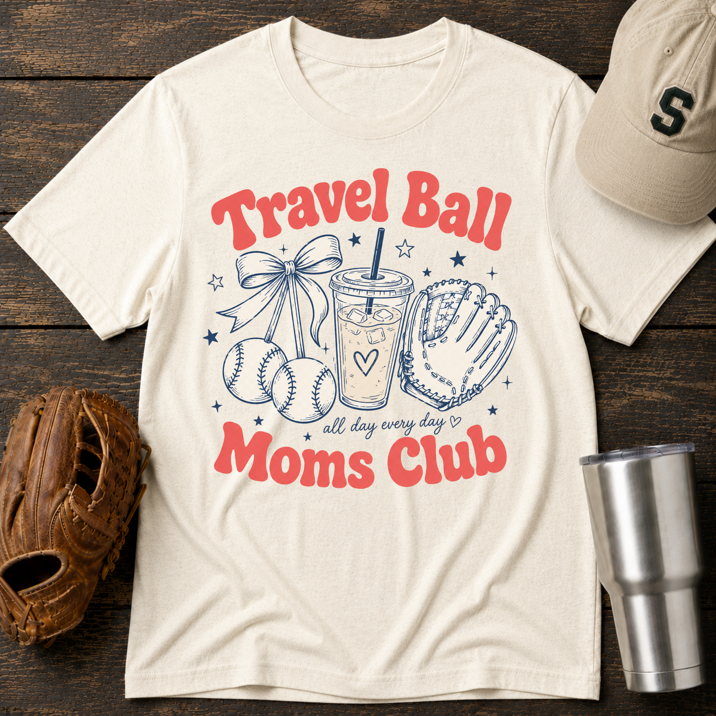 Travel Ball Mom’s Club T-Shirt