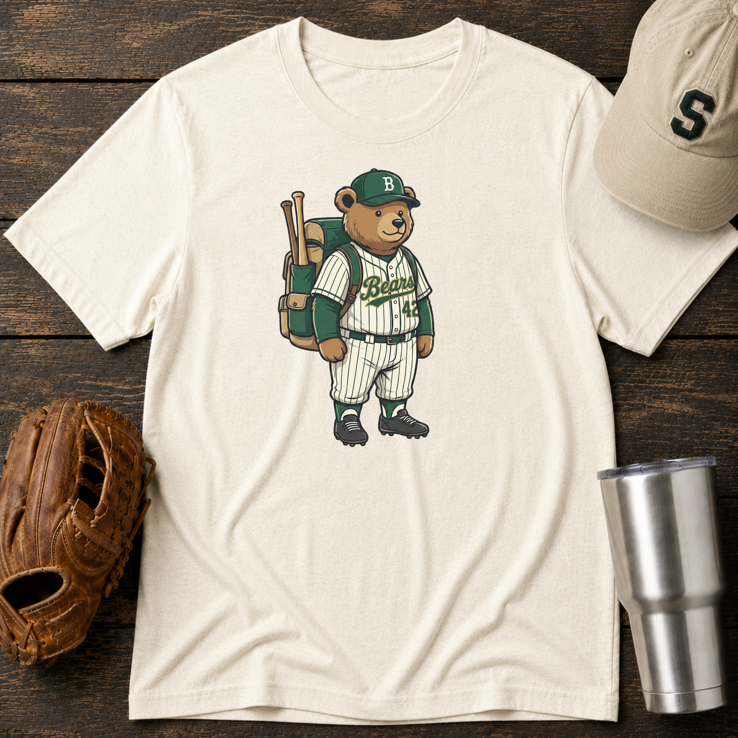 Green Heritage Bear T-shirt