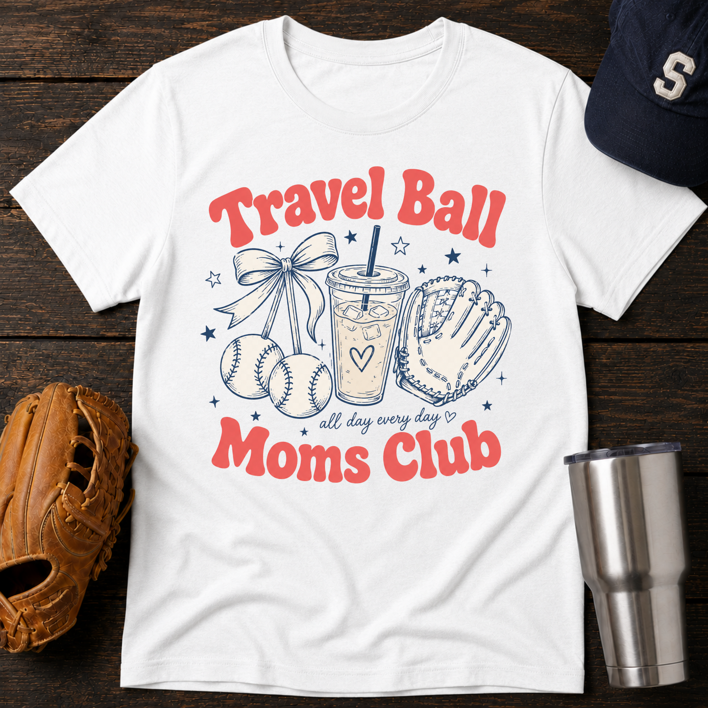 Travel Ball Mom’s Club T-Shirt