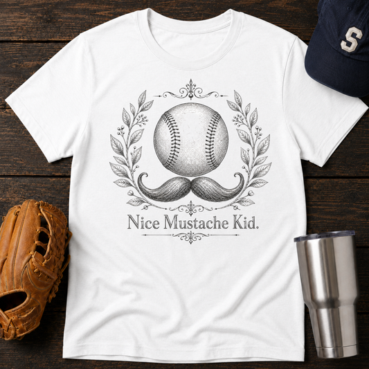 Nice Mustache Kid T-Shirt